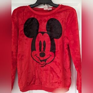 Disney Sweatshirt, red mickey mouse, black, soft, spring, baby, Disney World